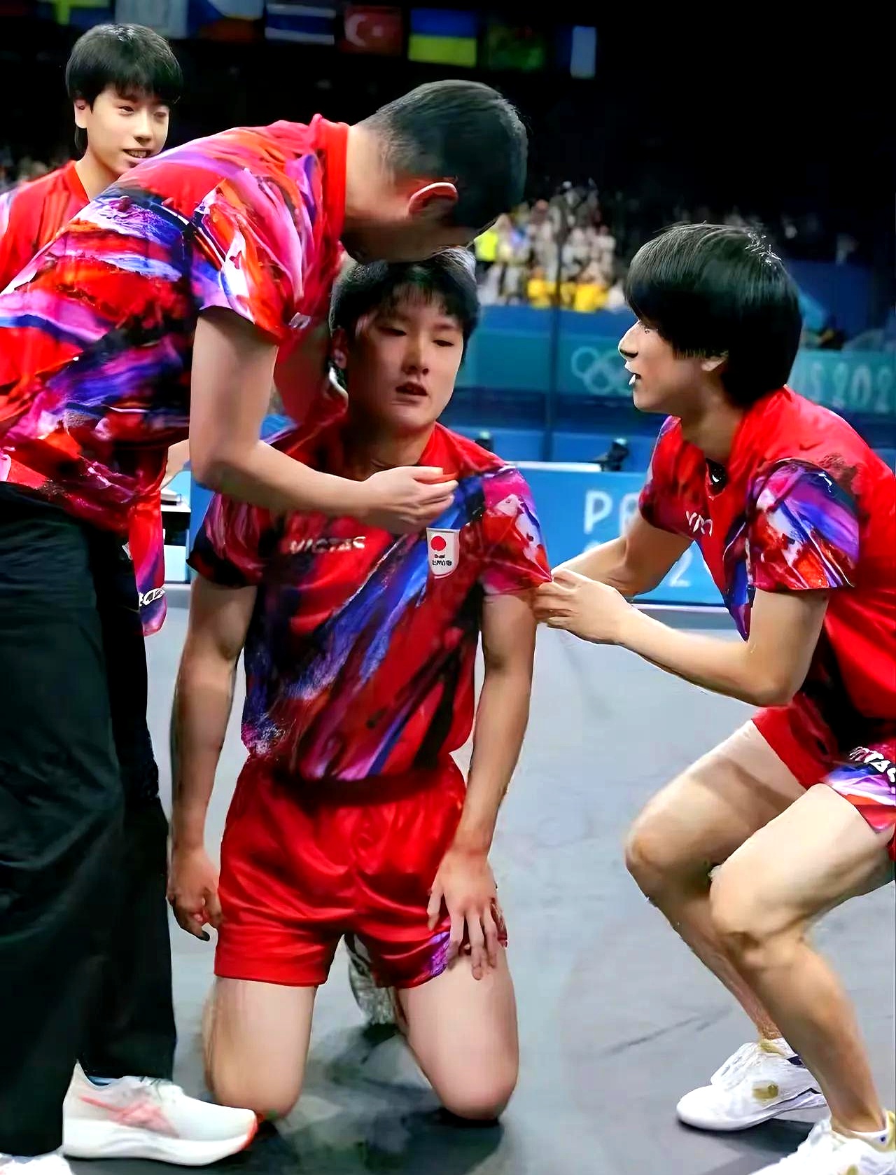 奥地利队碾压韩国队，张本智和点燃赛场